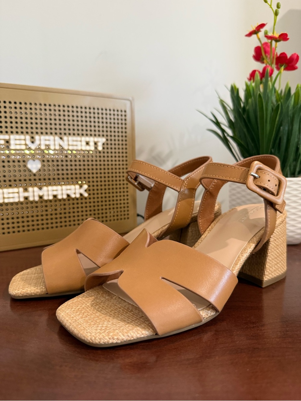 New Rockport Georje Square toe Women’s sandal size 5 1/2